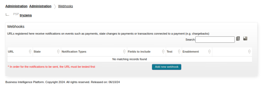 Adobe Commerce Cloud: Webhook configuration